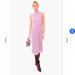 NWT DIANE VON FURSTENBERG Checchetti Lurex Lennon Dress